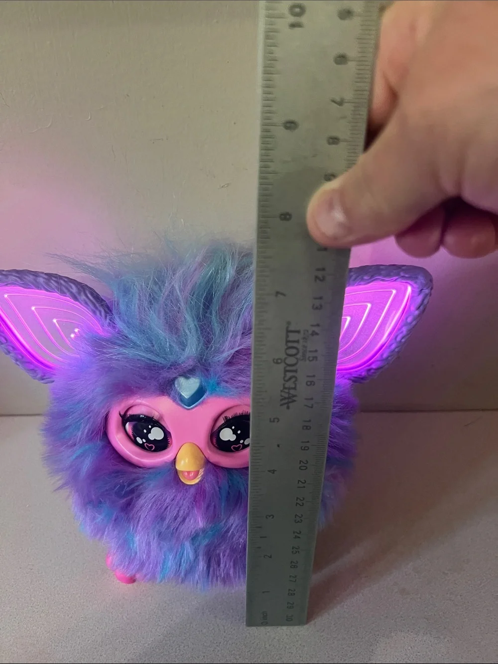 Furny animated Interactive Stuffed Animal Toy - Cute Heart Detail